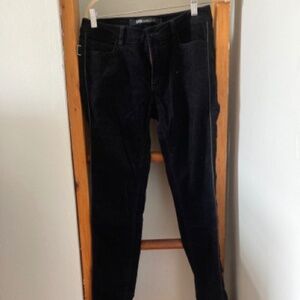 Zadig & Voltaire Black Cigarette-style Cords sz 38 (French sizing)